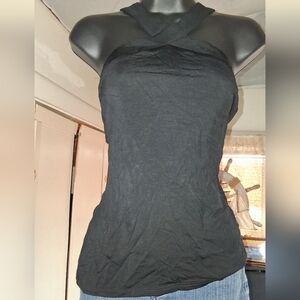 Va Va Voom Women's Black HALTER Top